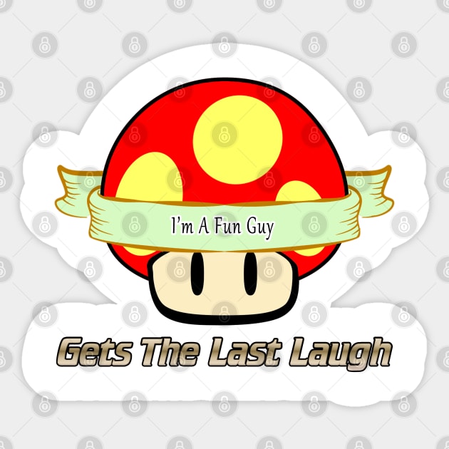 Im Fun Guy Sticker by Javacustoms